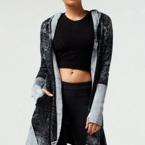 Blanc Noir Navy and White Cardigan